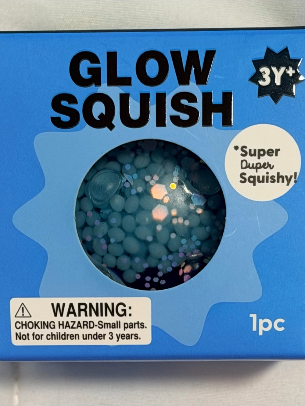 Adore Blue Glow Squish Sensory Toy